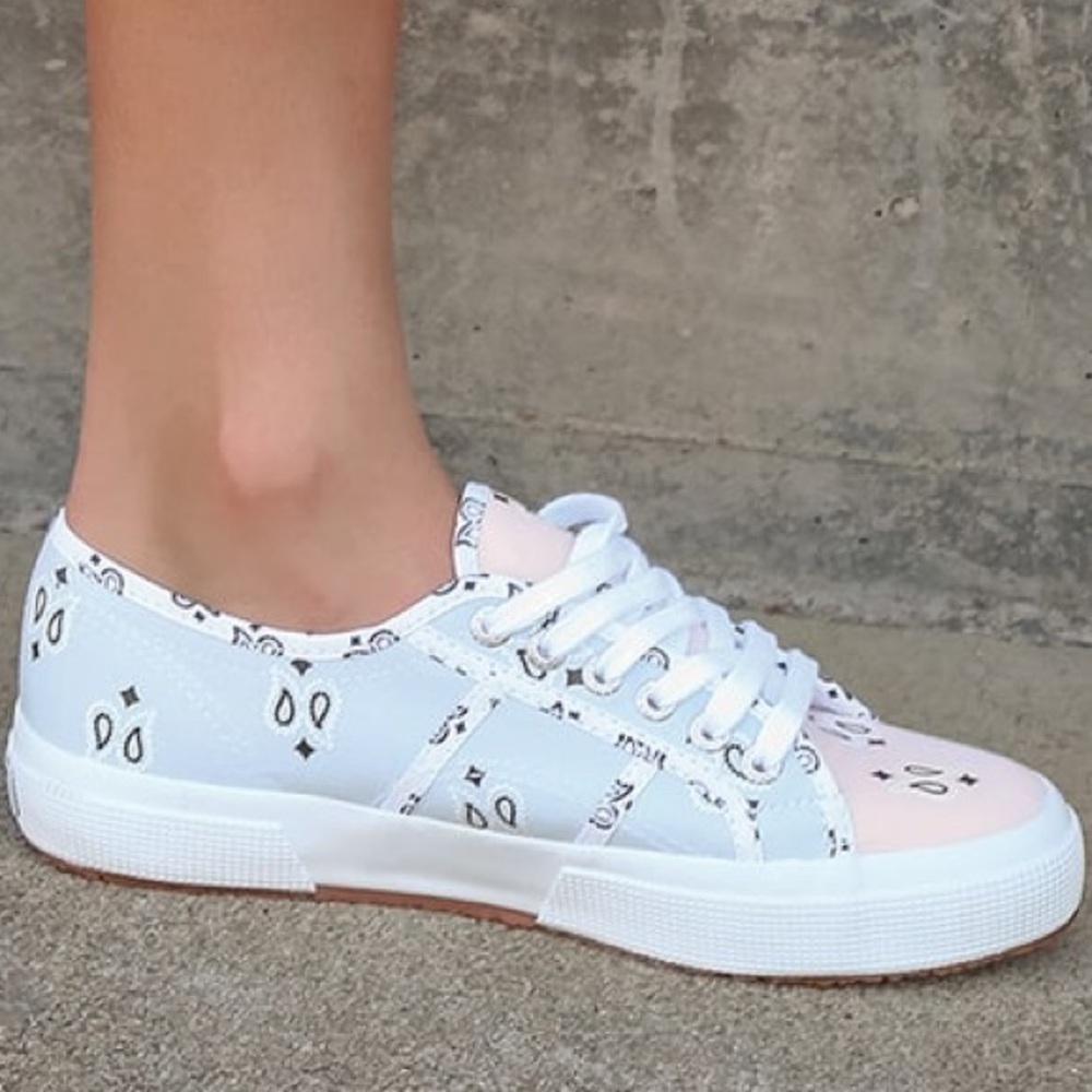 2750 Bandana Mix Blue Multi Sneakers Size:7.5 - Picture 12 of 12